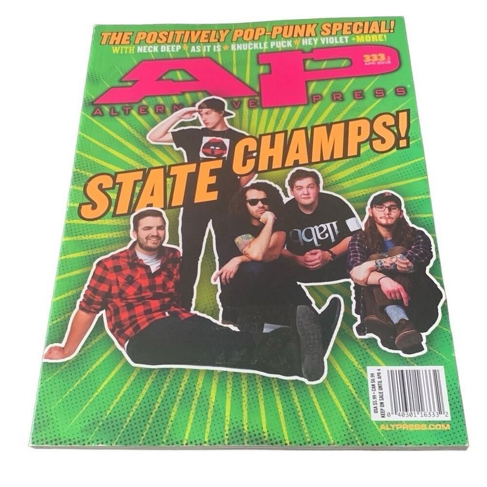 Alternative Press AP April 2016 Issue #333.2 The Positively Pop-Punk Special